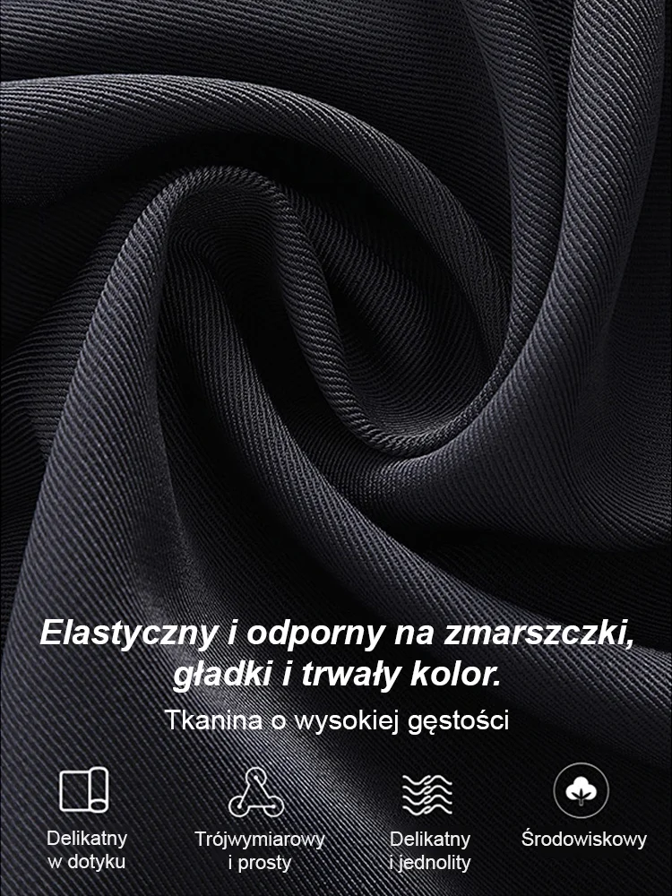 Zaprojektowany sznurowany garnitur w połączeniu ze spodniami z szerokimi nogawkami