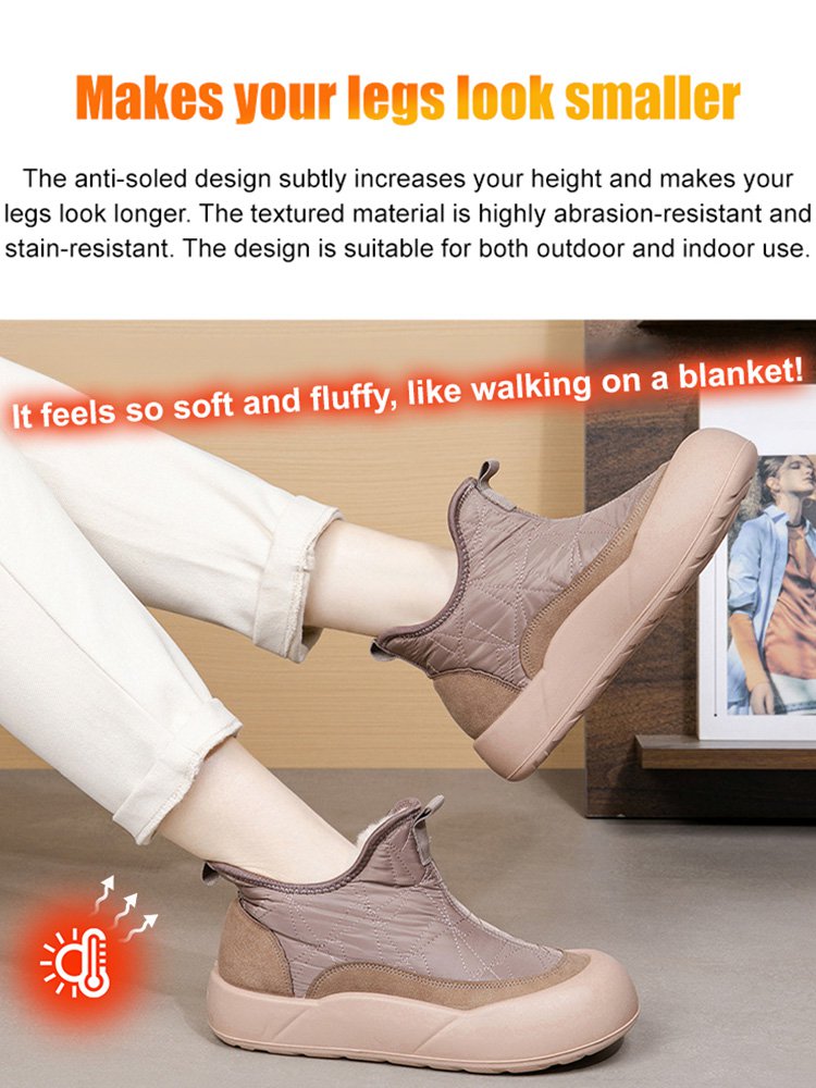 Winter warm sheep wool snow boots