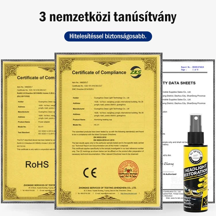 Autó lámpa felújító szer