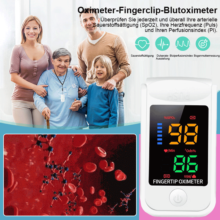 Oximeter Fingerclip Blutoximeter