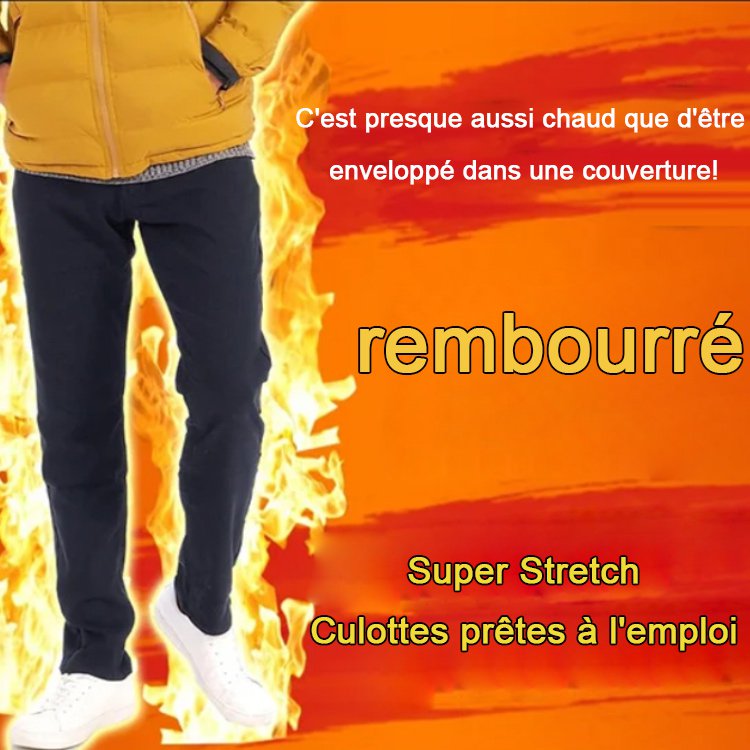Pantalon décontracté à taille élastique 