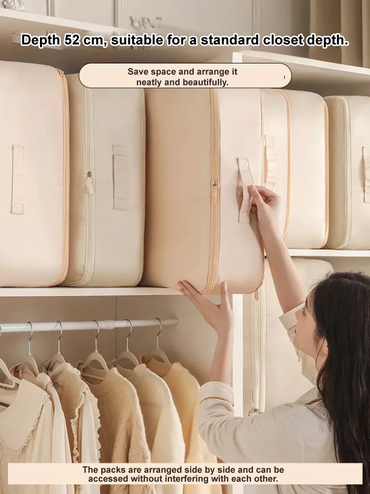 Three-layer foldable compression storage bag [triple capacity]