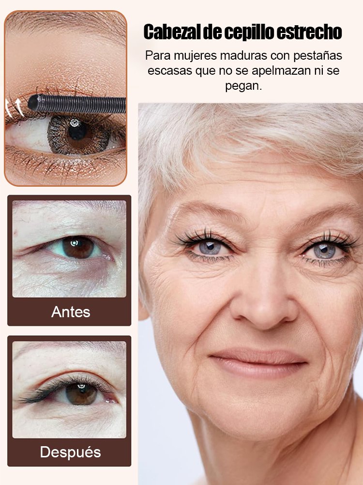 【Vergroot de ogen】Kleine stalen buis mascara