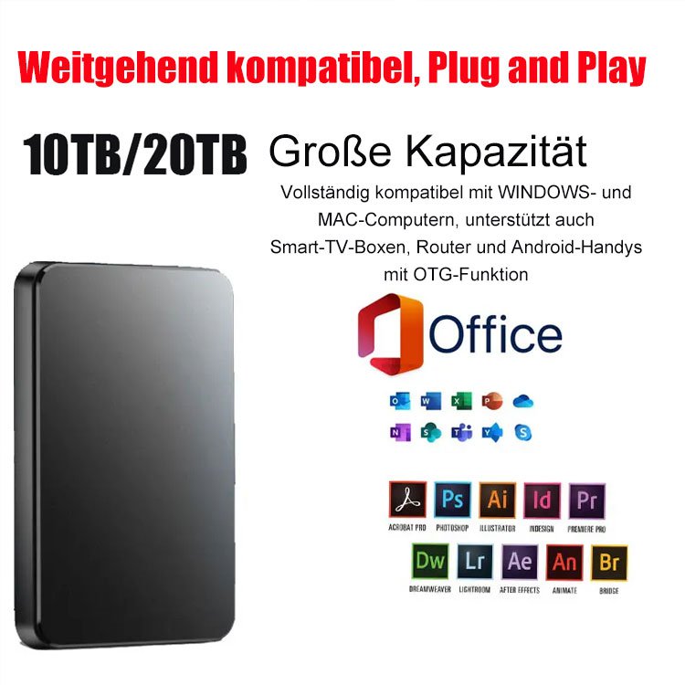 Mechanische 2,5-Zoll-Mobilfestplatte