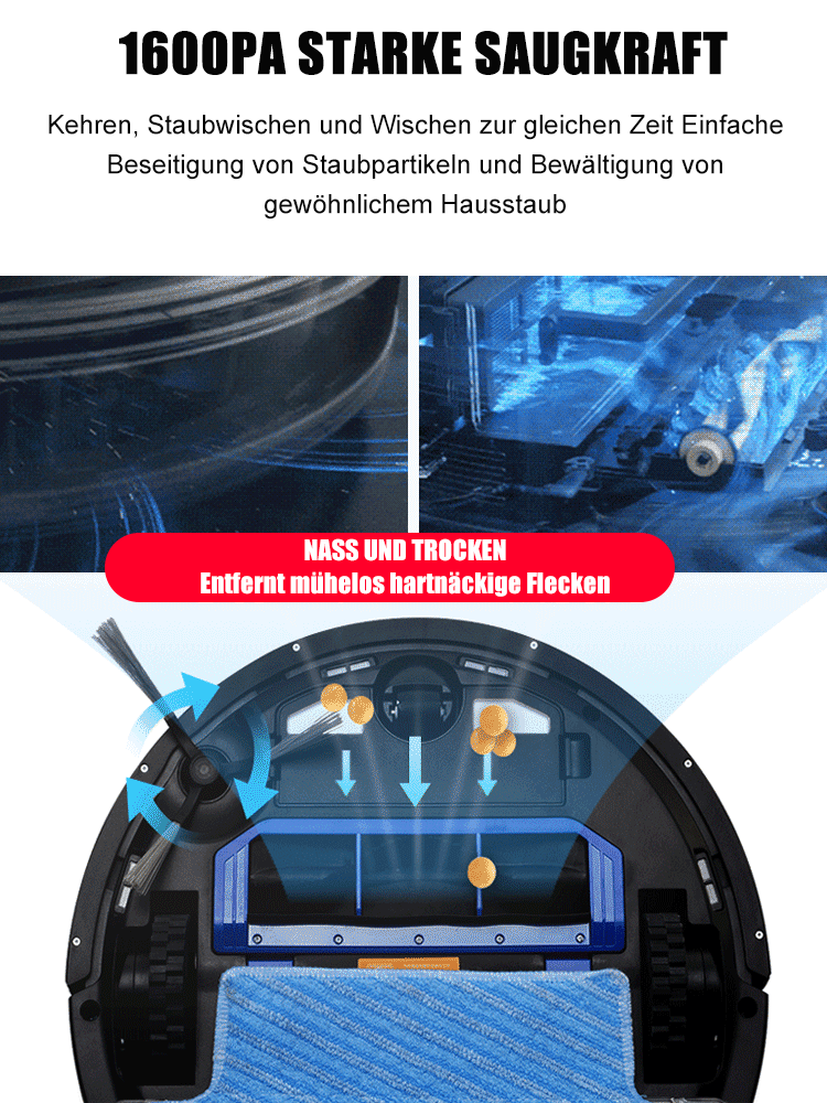 3-IN-1 MINI-REINIGUNGSROBOTER