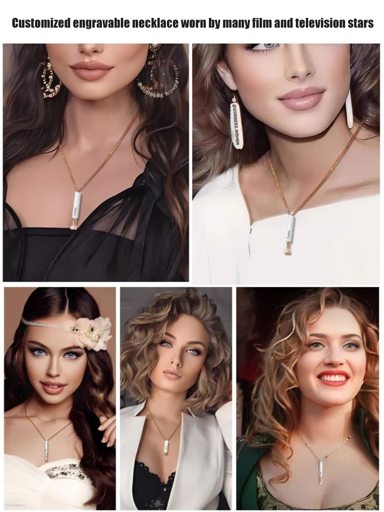 Customized model DIY  pull-out necklace