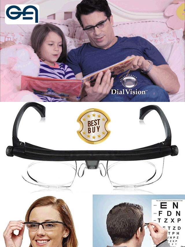 أحدث إنجاز بحث علمي أمريكي نظارة Diale Vision للتكبير التلقائي