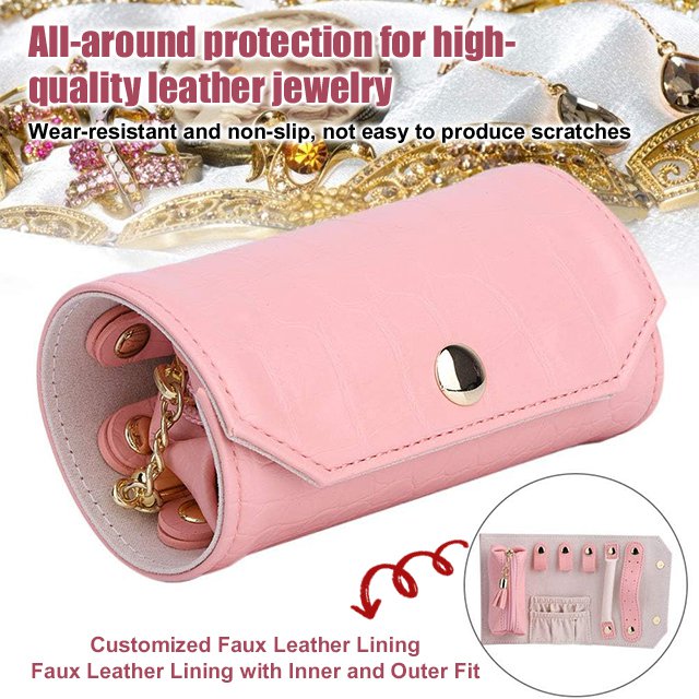 Jewelry Earring Organizer Roll Storage