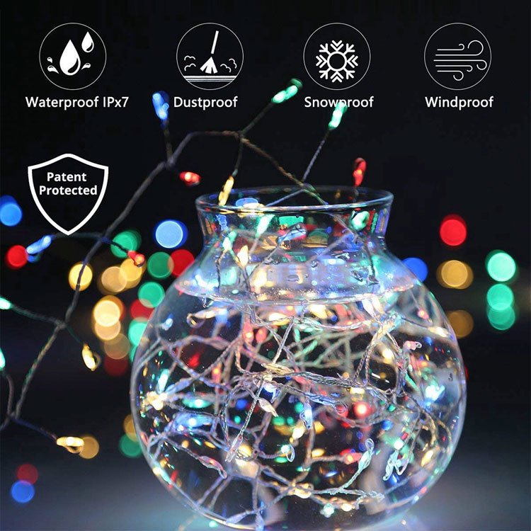 LED copper wire firecracker decorative light string