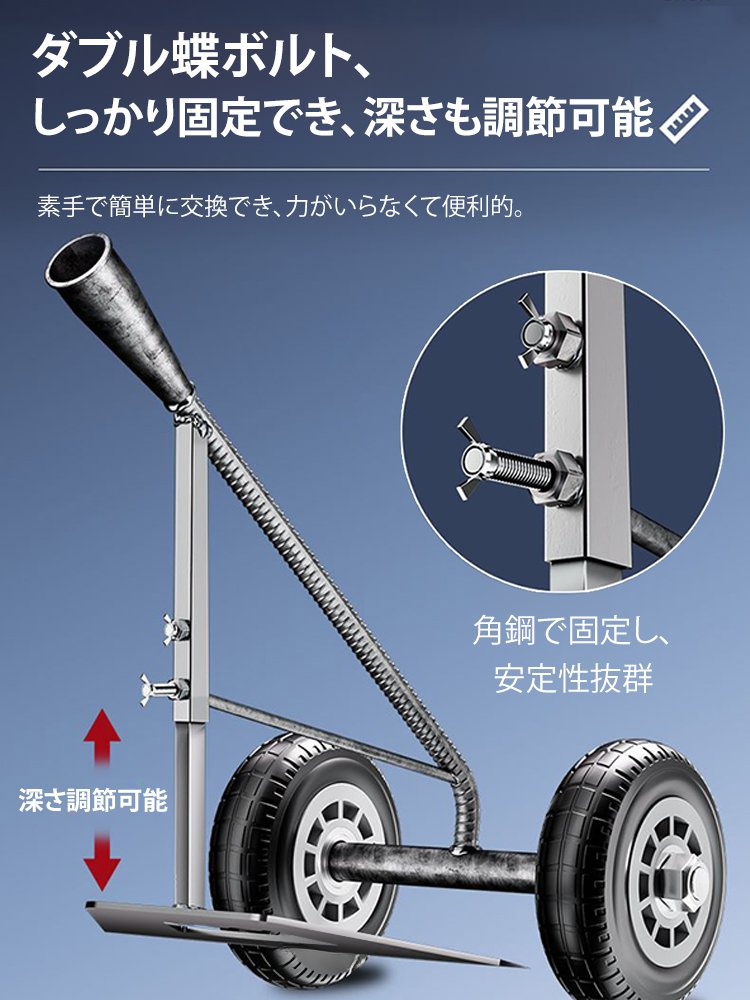 多機能手押し式耕うん機