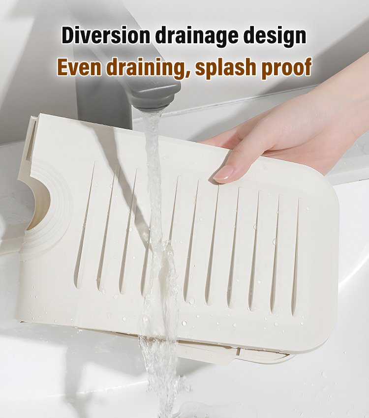 Splash-proof Silicone Drain Mat