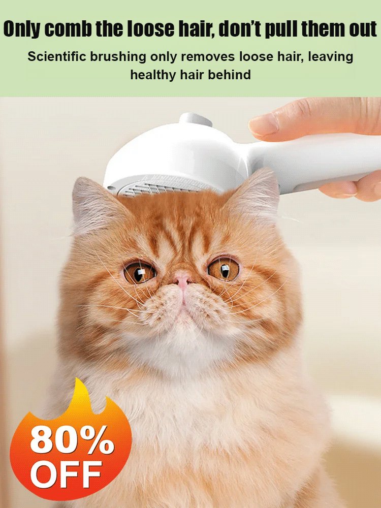 [Disinfecting comb] Pet spray disinfecting self-cleaning comb