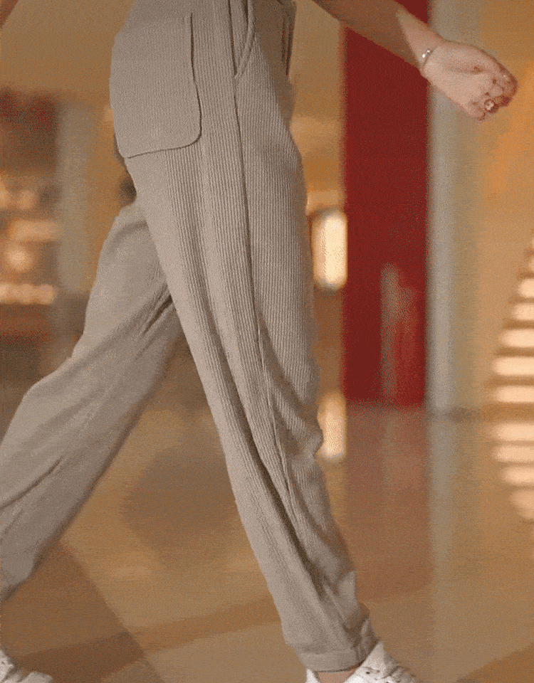 กางเกงชาย ผ้าไหมเย็น ยืดหยุ่นสูง