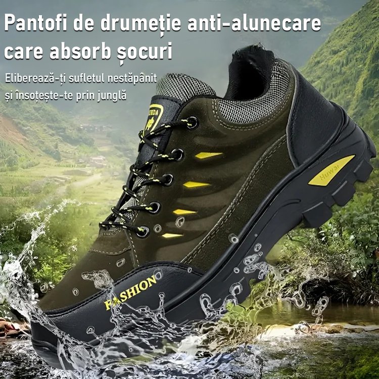 Pantofi de drumeție antiderapanți și cu amortizare