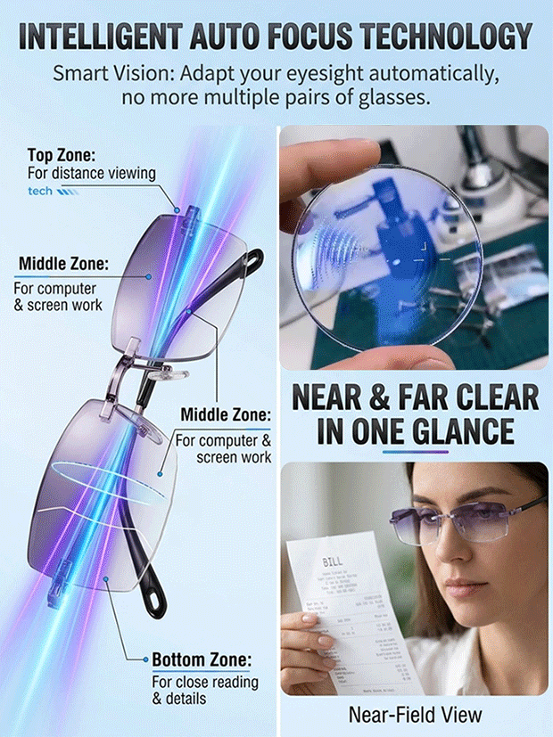 No eye exam needed, lifelong use, America's first smart zoom tech restores your 20‑year‑old vision !