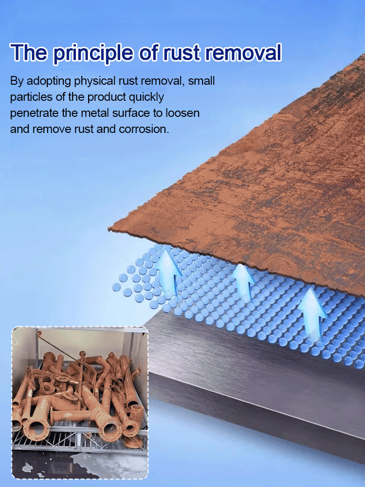 Removes any rust in 3 seconds ⏱️, won't rust for 50 years 