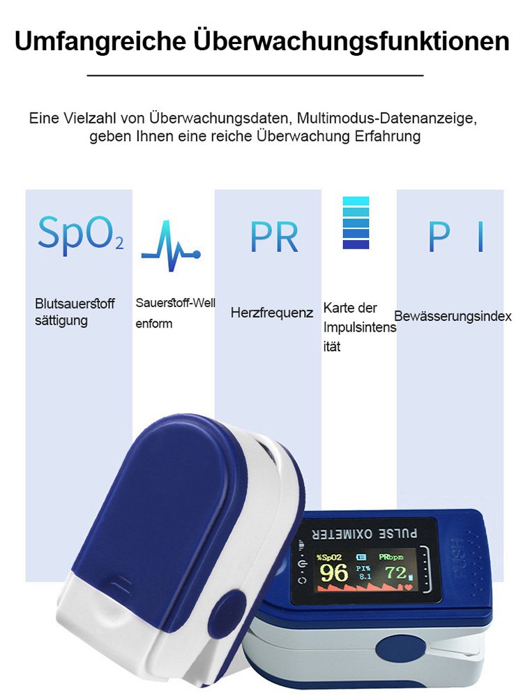 Fingerclip Haushaltsblutsauerstoffmonitor