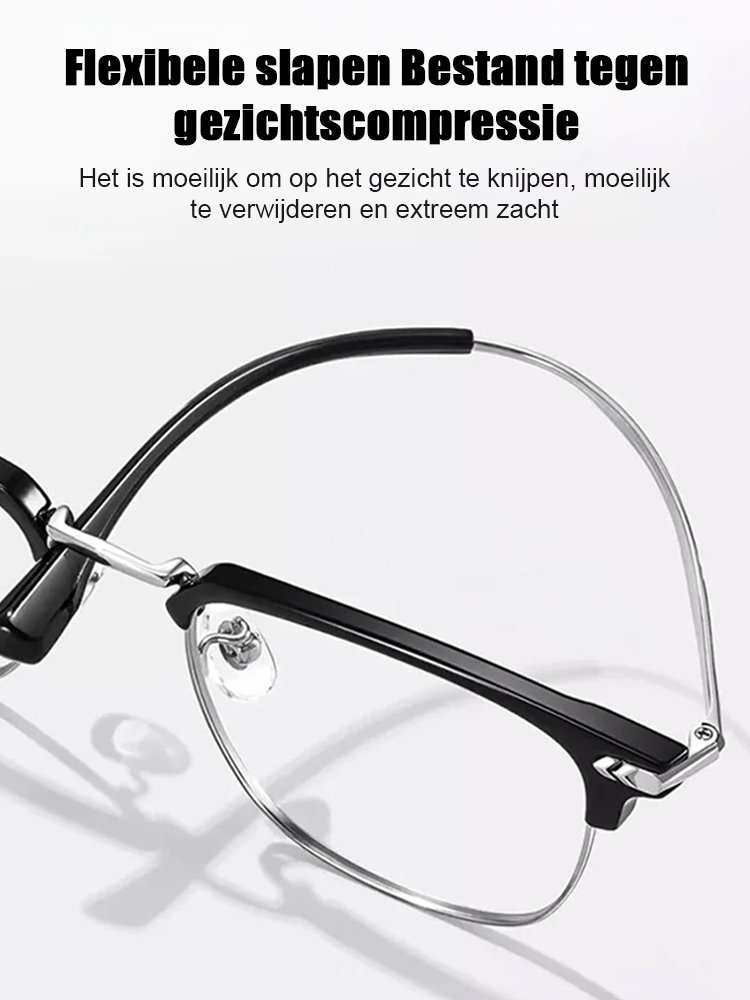 Automatische zoom anti-blauwlicht leesbril