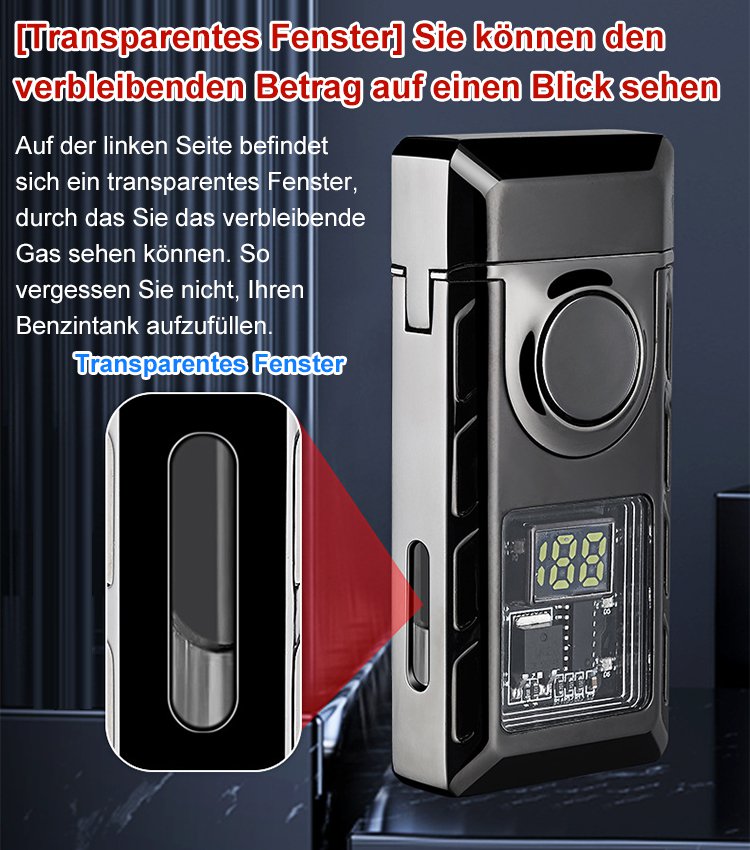 Sprachgesteuertes intelligentes winddichtes Feuerzeug - ohne Gas