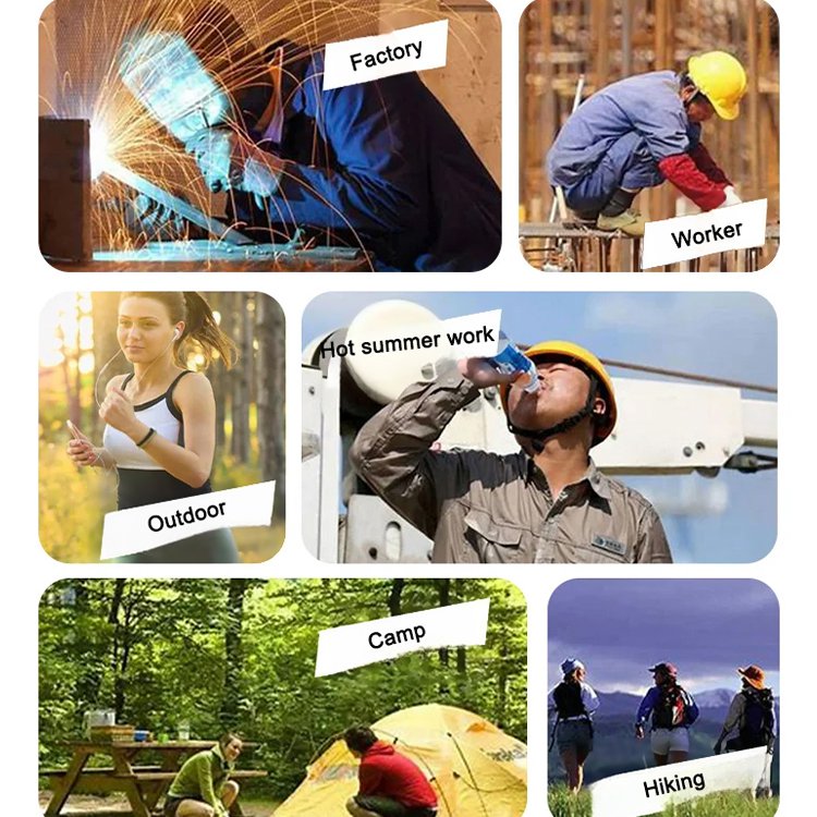 Outdoor portable waist-mounted fan