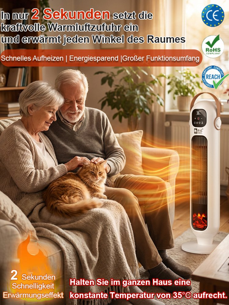 Schlafzimmer Stand-Heizlüfter mit intelligenter Steuerung