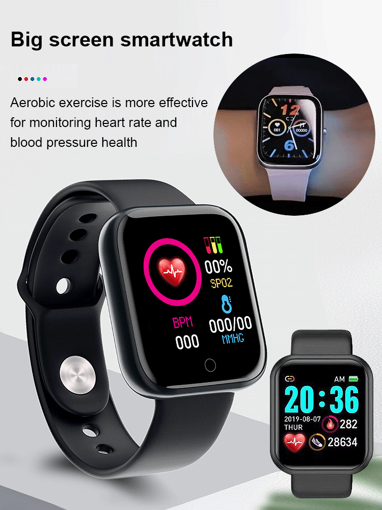 Y68S Blood Glucose Monitoring Smartwatch