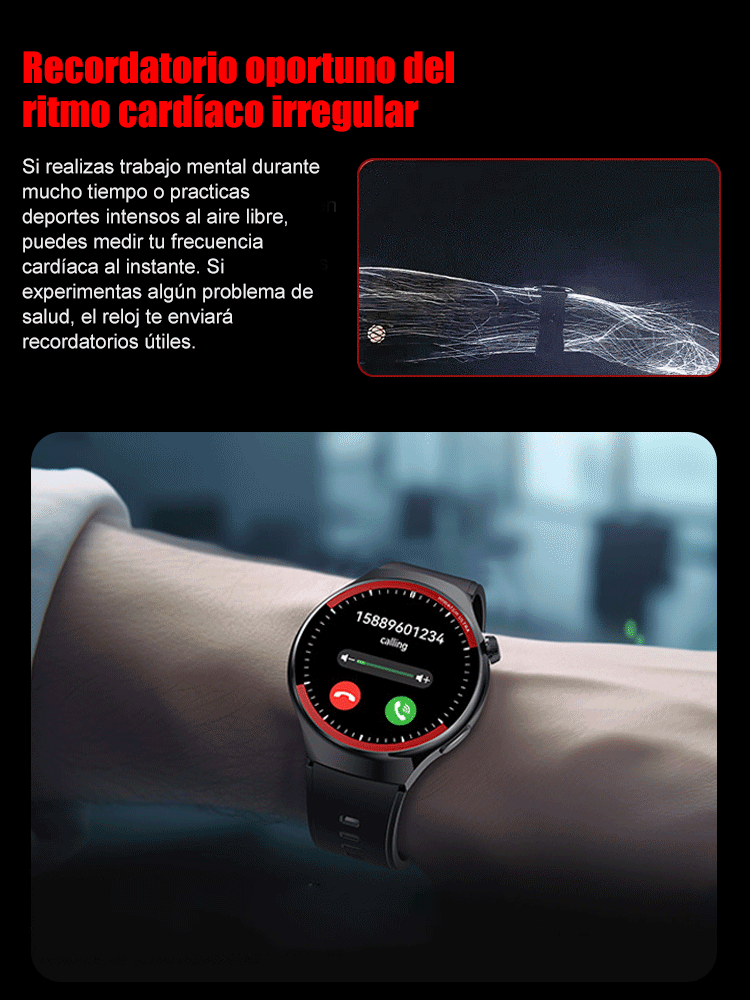 WATCH4PRO Exploración Espacial Reloj Inteligente de Pantalla Redonda