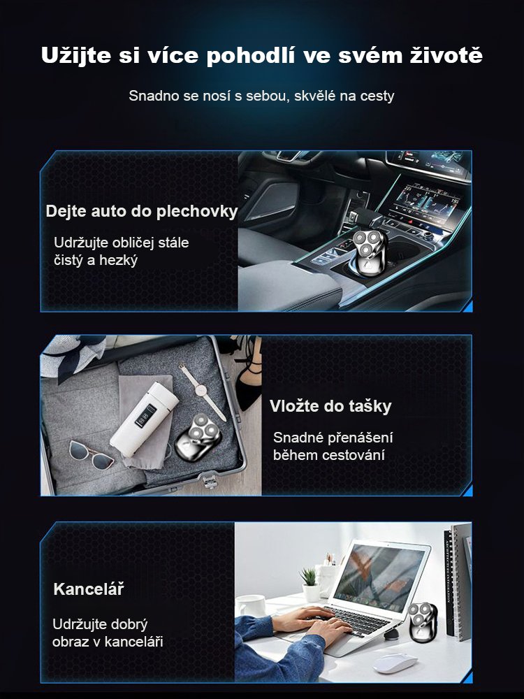 Chytrý holicí strojekChytrý holicí strojek