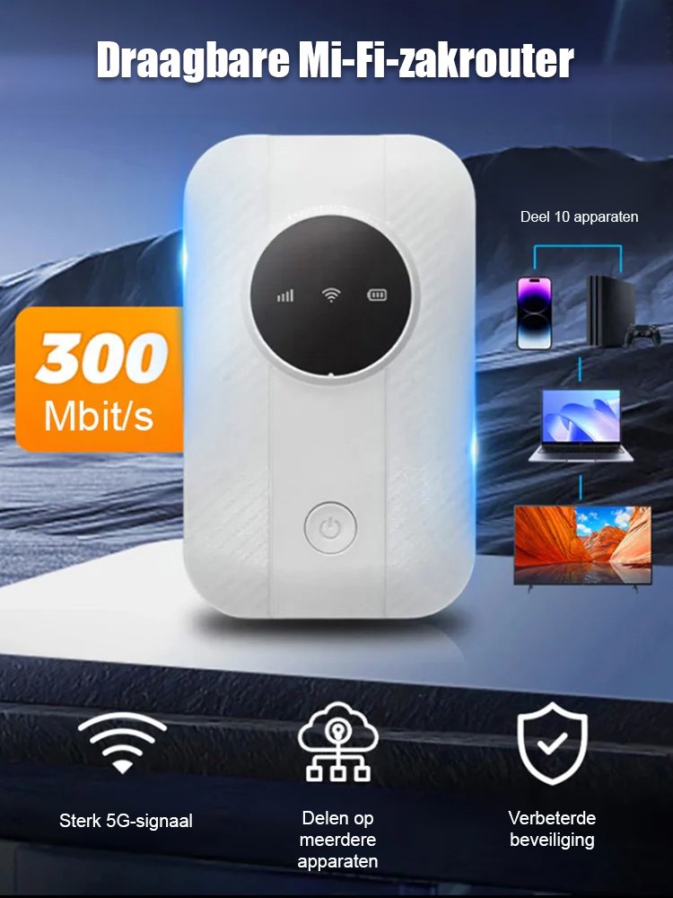 【Gratis internet in je zak】5G-router