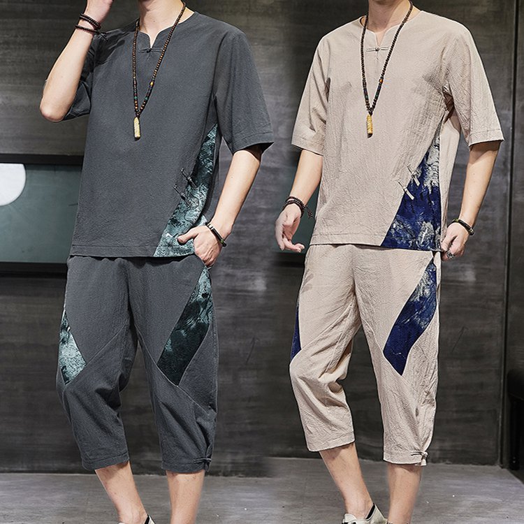 綿麻セットアップ