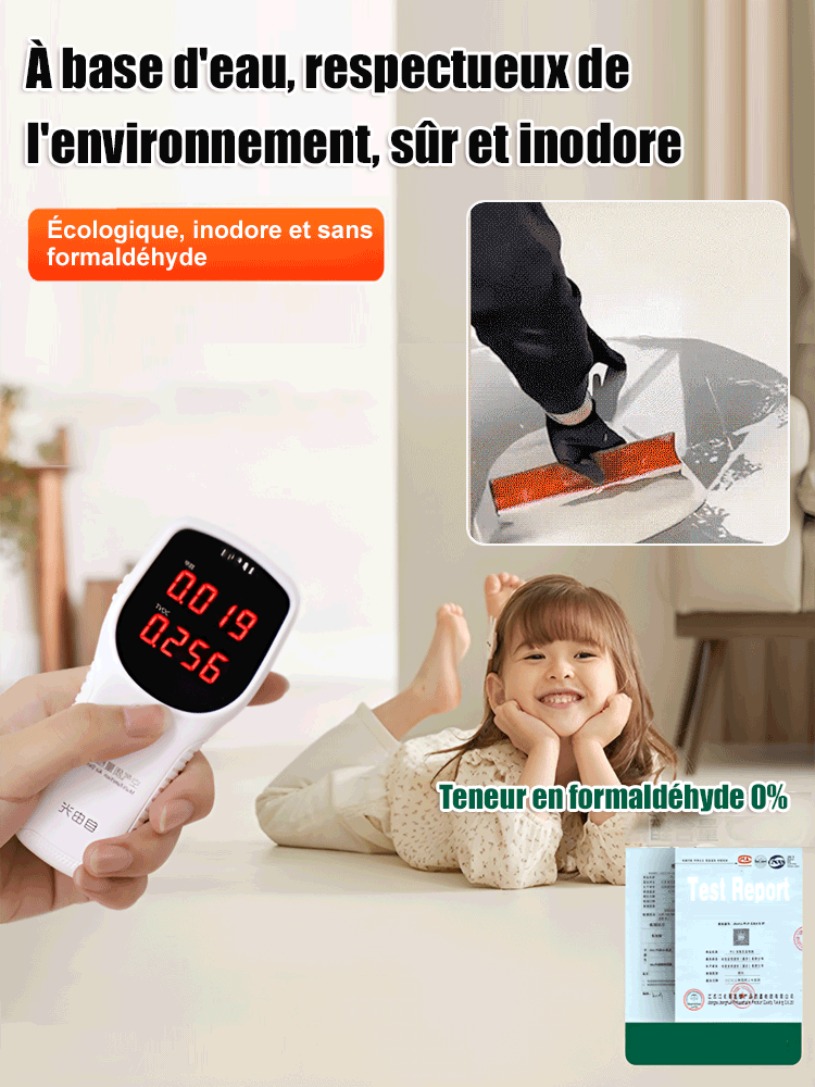 Peinture pour sol 3-en-1 non toxique et écologique