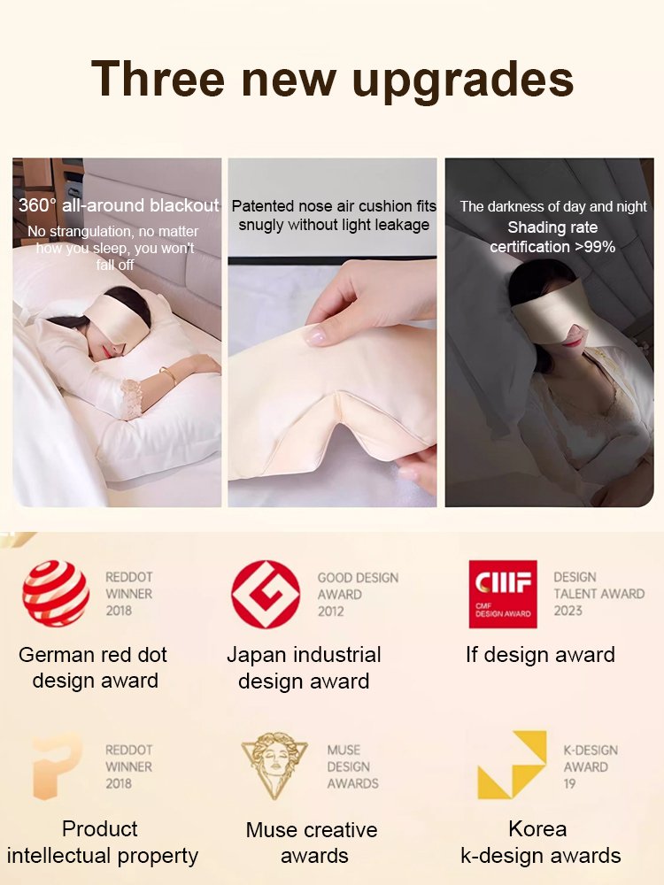 Dual Sensation Cool & Warm Full-Coverage Space Capsule Sleep Mask