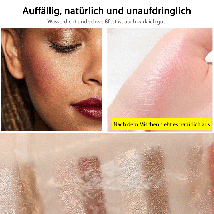 Zweifarbiger, leichter, luxuriöser Lazy-Lidschattenstift