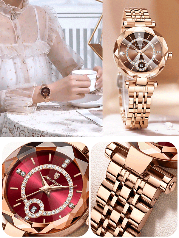 Star Diamond Face Damenuhr