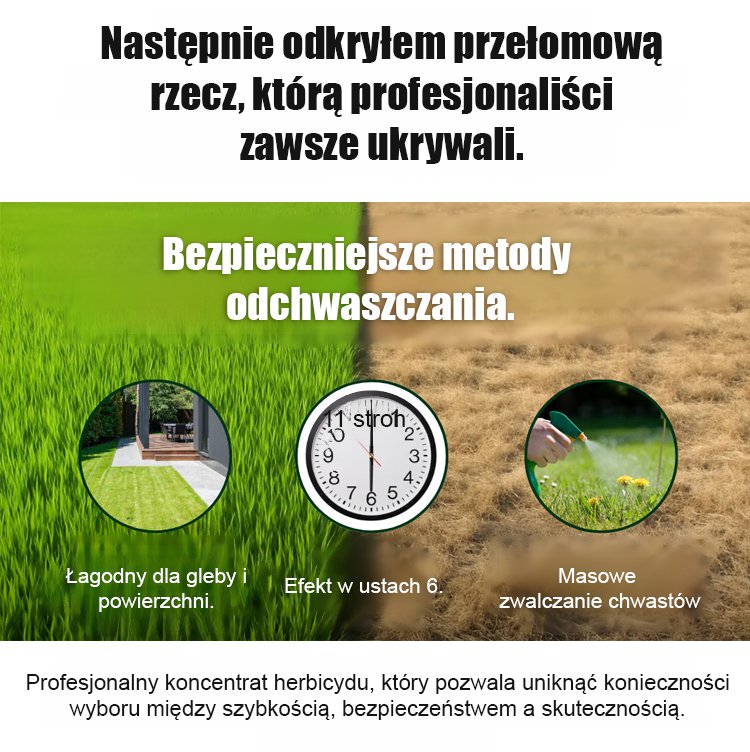 Skuteczność zwalczania chwastów dzięki dwuskładnikowemu herbicydowi