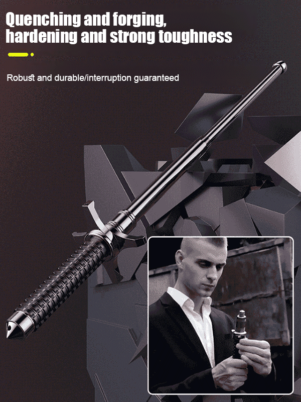 Alloy steel resistance lock outdoor multifunctional telescopic trekking pole