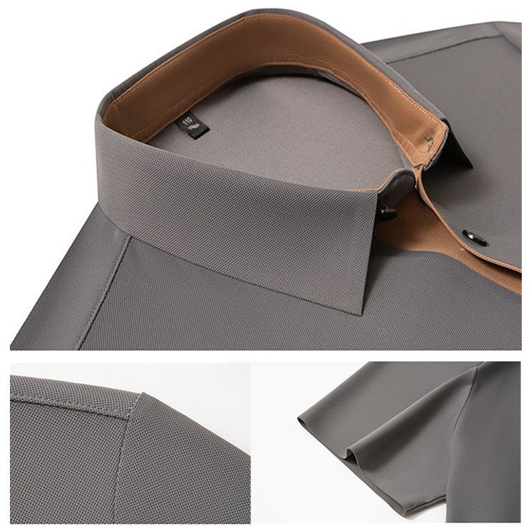 夏用メンズ半袖ポロシャツ　アイスシルク涼感素材　4方向ストレッチ&nbsp;&nbsp;薄手&nbsp;シワ防止&nbsp;アイロン不要&nbsp;メンズ速乾襟付きTシャツ