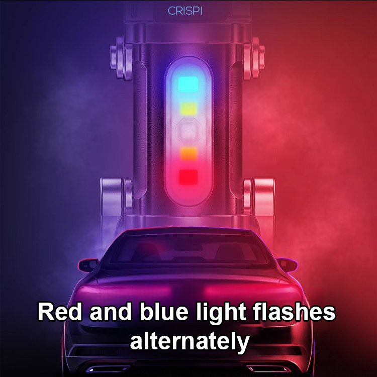 【Three-in-One Multi-functional】SOS Emergency Light Flashlight Portable Charger