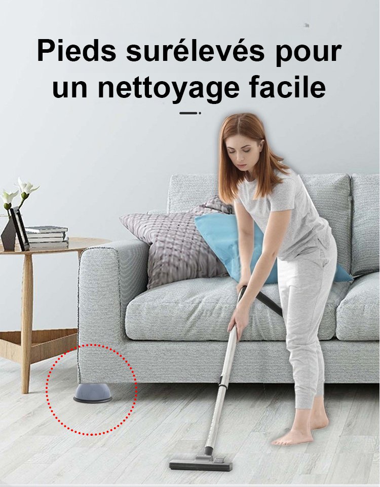 Coussin amortisseur antidérapant