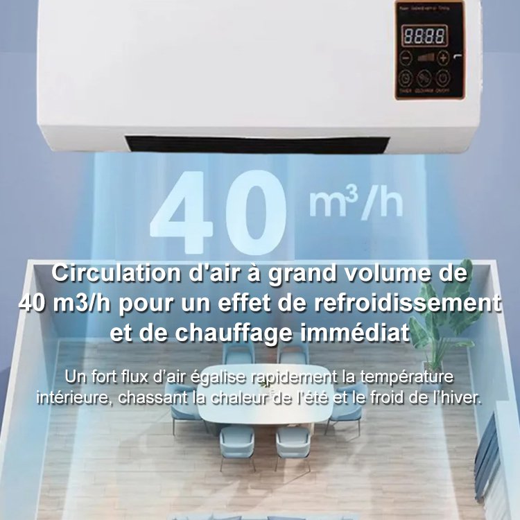 Petit climatiseur mobile de chauffage et de refroidissement