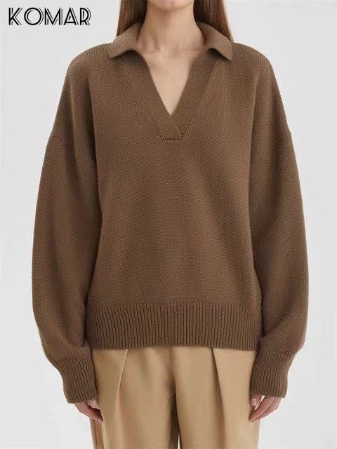 Suéter de punto casual para mujer