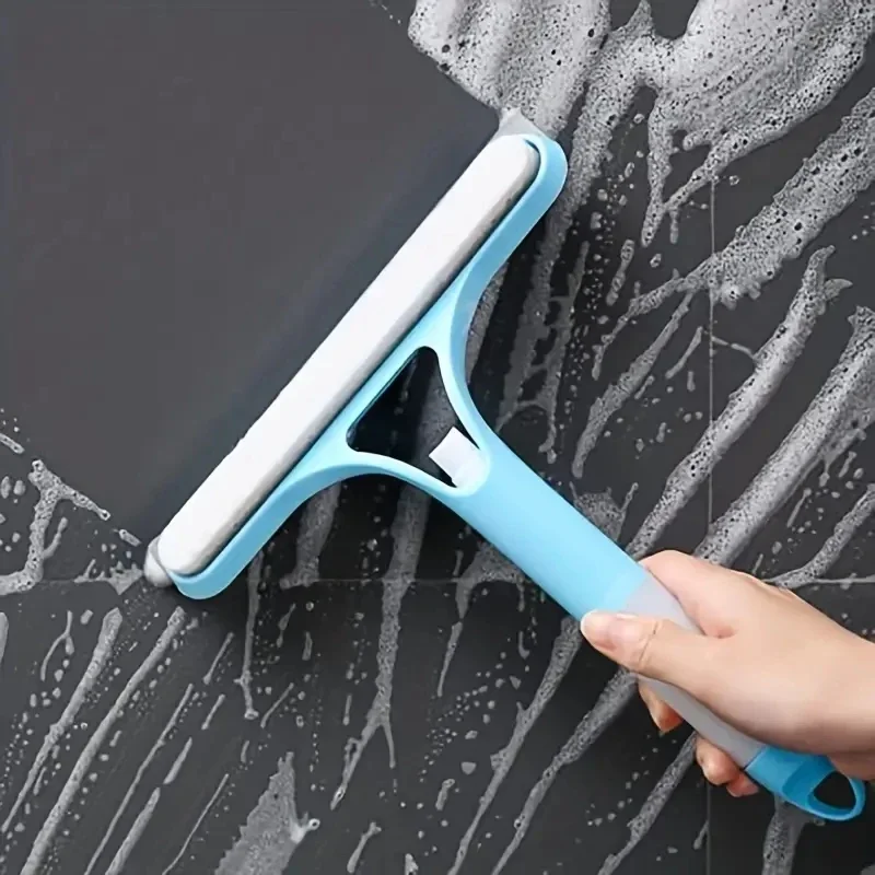 Multipurpose Shower Squeegee with Spray Bottle, Bathroom Glass and Floor Window Cleaning Tool