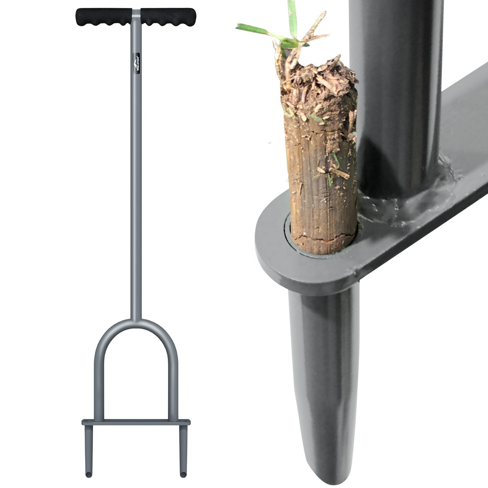 Hand garden tools for loosening soil, weeding and planting flowers