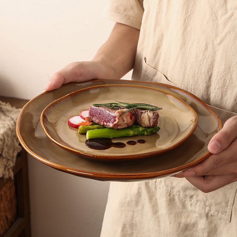 色釉陶器食器セット