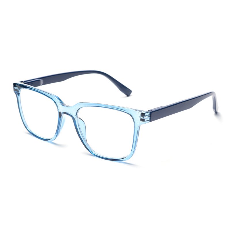 Square-framed reading glasses