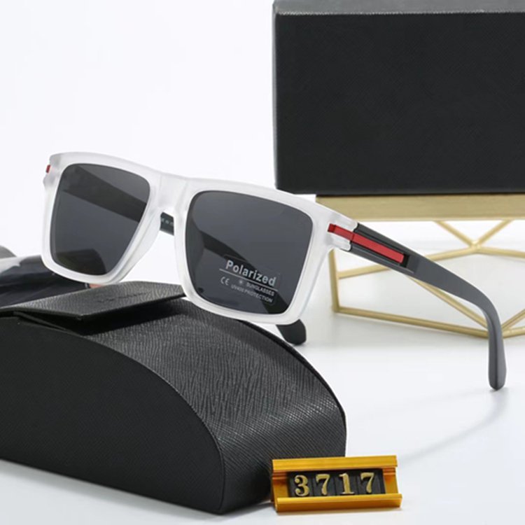 2025 New Sports Eyewear Trendy Vintage Shades Male Sunglasses Mens Luxury Designer Square Brand Pola