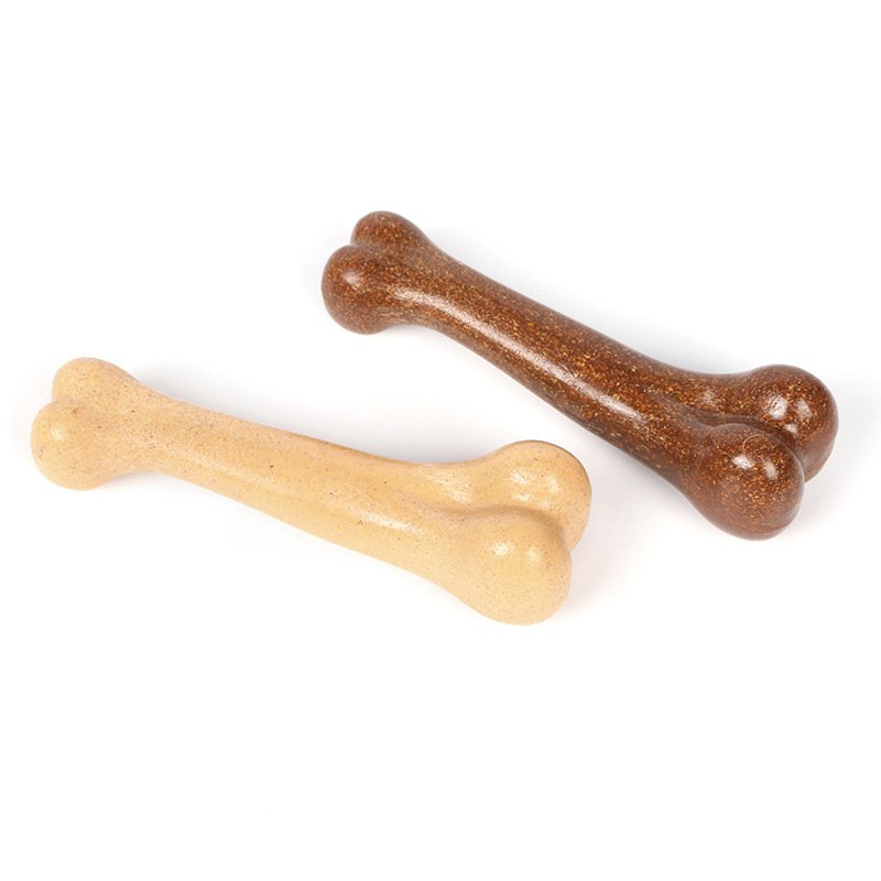 Real Beef Bacon Flavor Durable Dog Bone Chew Toy