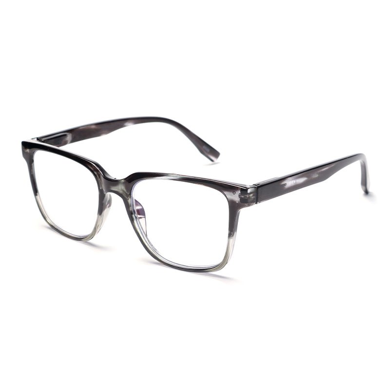 Square-framed reading glasses