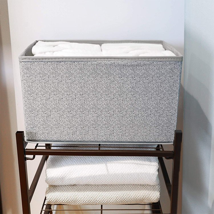 不織布折りたたみ収納ボックス