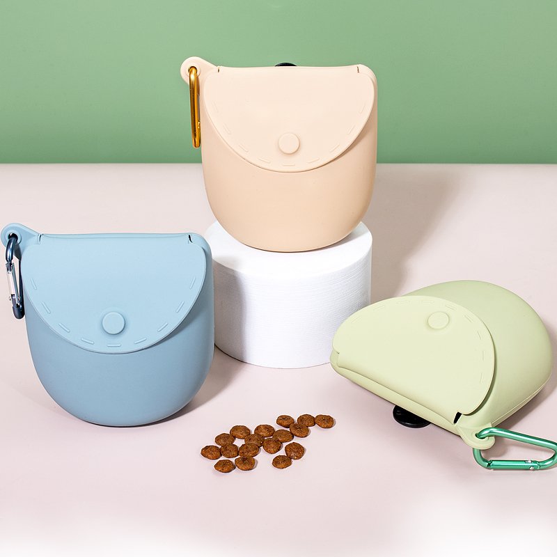 矽膠狗狗飼料與零食腰包